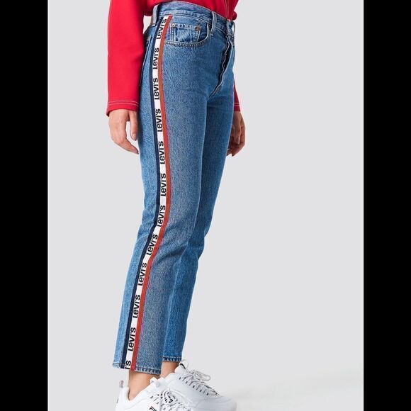 Levi's 501 Cropped Skinny Jeans Spectator Sport - Picture 6 of 15